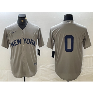 MLB Yankees 0 Adam Ottavino Grey Nike Cool Base Men Jersey