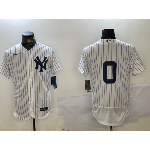 MLB Yankees 0 Stroman White Nike Flexbase Men Jersey