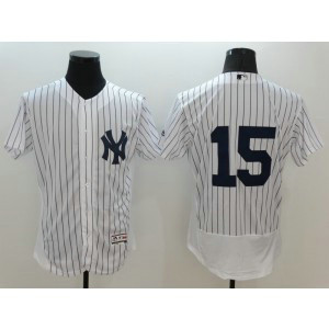 MLB Yankees 15 Thurman Munson White Flexbase Men Jersey
