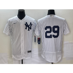 MLB Yankees 29 White Nike Flexbase Men Jersey