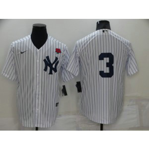 MLB Yankees 3 Babe Ruth White Nike Cool Base Men Jersey
