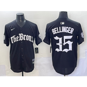 MLB Yankees 35 Beelinger New Black Nike Cool Base Men Jersey