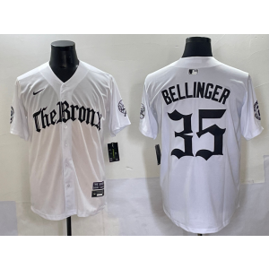 MLB Yankees 35 Beelinger New White Nike Cool Base Men Jersey