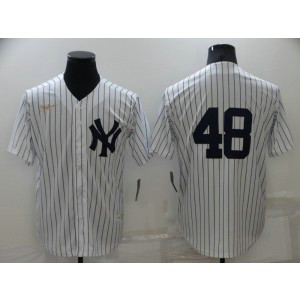 MLB Yankees 48 Anthony Rizzo White 2020 Nike Gold Cool Base Men Jersey