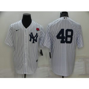 MLB Yankees 48 Anthony Rizzo White Nike Cool Base Men Jersey