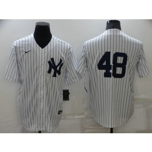 MLB Yankees 48 Anthony Rizzo White Nike Cool Base Men Jerseys