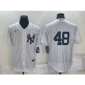MLB Yankees 48 Anthony Rizzo White Nike Flexbase Men Jersey