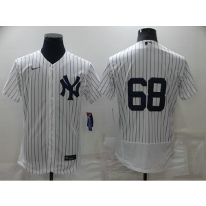 MLB Yankees 68 Dellin Betances White Nike Flexbase Men Jersey