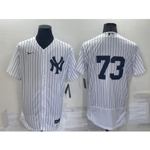 MLB Yankees 73 White Nike Flexbase Men Jersey
