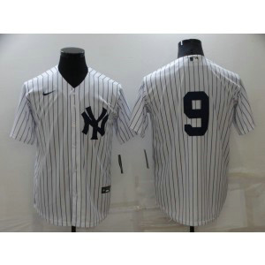 MLB Yankees 9 Roger Maris White Nike Cool Base Men Jersey