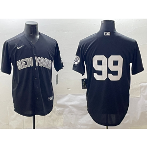 MLB Yankees 99 Aaron Judge Black Nike Cool Base Men Jersey