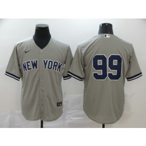 MLB Yankees 99 Aaron Judge Grey 2020 Nike Cool Base Men Jersey(no name)