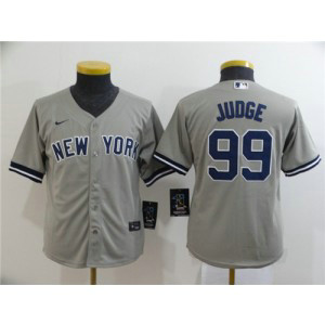 MLB Yankees 99 Aaron Judge Grey 2020 Nike Cool Base Women Jersey(Run Small)