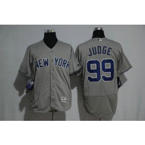 MLB Yankees 99 Aaron Judge Grey Flexbase Men Jersey