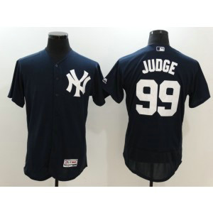 MLB Yankees 99 Aaron Judge Navy Blue Flexbase Men Jersey