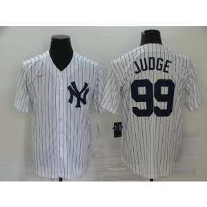 MLB Yankees 99 Aaron Judge White 2020 New Nike Cool Base Men Jersey
