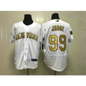 MLB Yankees 99 Aaron Judge White 2022 All-Star Flexbase Men Jersey