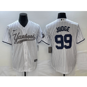 MLB Yankees 99 Aaron Judge White Baseball Nike Cool Base Men Jersey