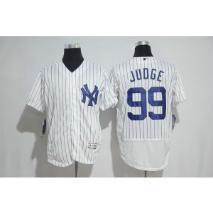 MLB Yankees 99 Aaron Judge White Flexbase Men Jersey