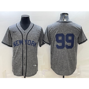 MLB Yankees 99 Aaron Judgey Gray Nike Cool Base Men Jersey