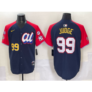 MLB Yankees 99 Judge Navy Alternate 2025 All Star Nike Cool Base Men Jersey