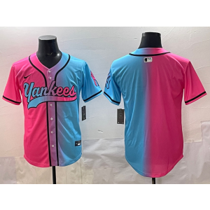 MLB Yankees Blank New Fashion Nike Cool Base Men Jersey