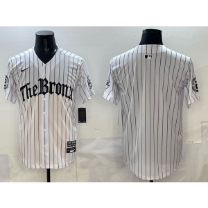 MLB Yankees Blank New White Nike Cool Base Men Jersey