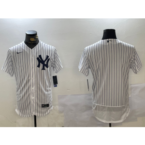 MLB Yankees Blank White Nike Flexbase Men Jersey