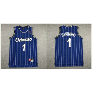 Magic 1 Anfernee Hardaway Navy Nike Swingman Jersey