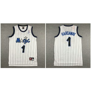 Magic 1 Anfernee Hardaway White Nike Swingman Jersey