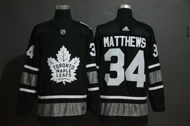Maple Leafs 34 Auston Matthews Black 2019 NHL All-Star Adidas Jersey