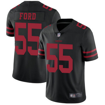 Men's 49ers #55 Dee Ford Black Alternate Stitched Football Vapor Untouchable Limited Jersey
