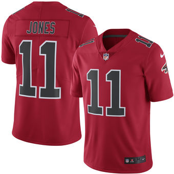 Men's Atlanta Falcons Julio Jones Nike Red Color Rush Limited Jersey