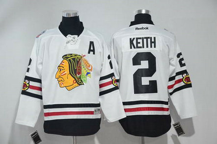 Men's Chicago Blackhawks #2 Keith 2017 Winter Classic White Stitched NHL Hockey Jersey Men's Chicago Blackhawks #2 Keith 2017 Winter Classic White Stitched NHL Hockey Jersey