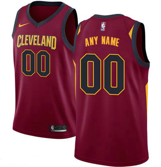 Men's Cleveland Cavaliers Nike Maroon Swingman Custom Icon Edition Jersey