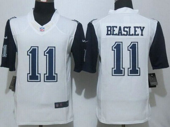 Men's Dallas Cowboys #11 Cole Beasley Nike White Color Rush 2015 NFL Limited Jersey Men's Dallas Cowboys #11 Cole Beasley Nike White Color Rush 2015 NFL Limited Jersey