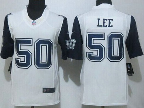 Men's Dallas Cowboys #50 Sean Lee Nike White Color Rush 2015 NFL Limited Jersey Men's Dallas Cowboys #50 Sean Lee Nike White Color Rush 2015 NFL Limited Jersey