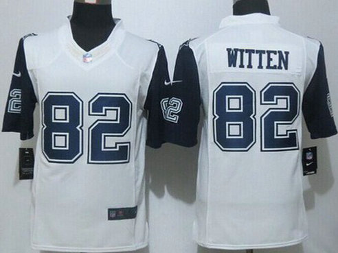 Men's Dallas Cowboys #82 Jason Witten Nike White Color Rush 2015 NFL Limited Jersey Men's Dallas Cowboys #82 Jason Witten Nike White Color Rush 2015 NFL Limited Jersey