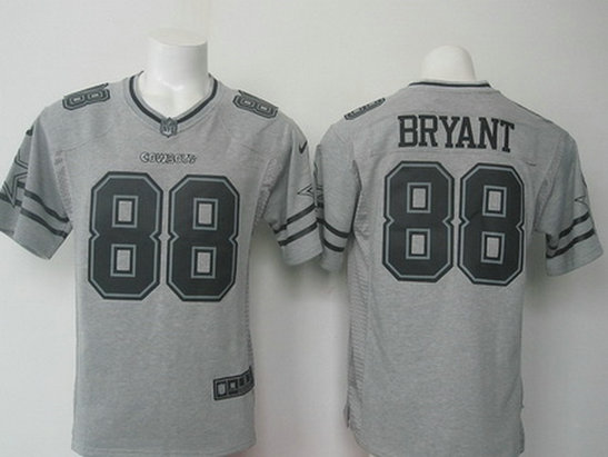 Men's Dallas Cowboys #88 Dez Bryant Nike Gray Gridiron 2015 NFL Gray Limited Jersey Men's Dallas Cowboys #88 Dez Bryant Nike Gray Gridiron 2015 NFL Gray Limited Jersey