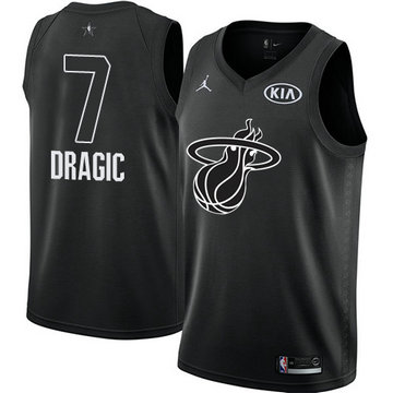 Men's Heat #7 Goran Dragic Black NBA Swingman 2018 All-Star Game Jersey