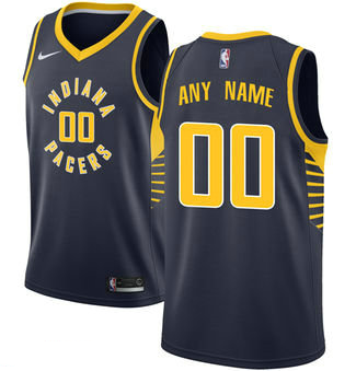 Men's Indiana Pacers Nike Navy Swingman Custom Icon Edition Jersey
