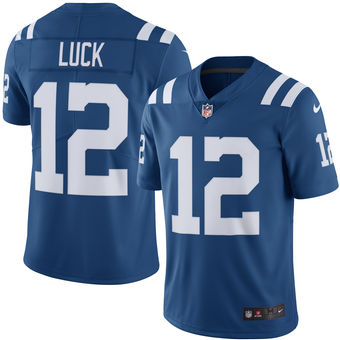 Men's Indianapolis Colts Andrew Luck Nike Royal Color Rush Limited Jersey