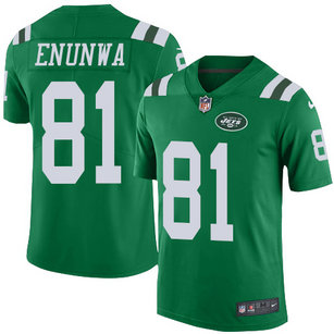 Men's Jets #81 Quincy Enunwa Green Stitched Football Limited Rush Jersey Men's Jets #81 Quincy Enunwa Green Stitched Football Limited Rush Jersey
