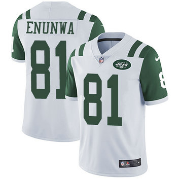 Men's Jets #81 Quincy Enunwa White Stitched Football Vapor Untouchable Limited Jersey