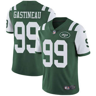 Men's Jets #99 Mark Gastineau Green Team Color Stitched Football Vapor Untouchable Limited Jersey
