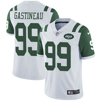 Men's Jets #99 Mark Gastineau White Stitched Football Vapor Untouchable Limited Jersey