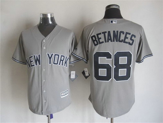 Men's New York Yankees #68 Dellin Betances Away Road 2015 MLB Cool Base Jersey