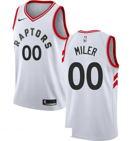 Men's Nike Customized Toronto Raptors Swingman Men's White NBA Association Edition Jersey