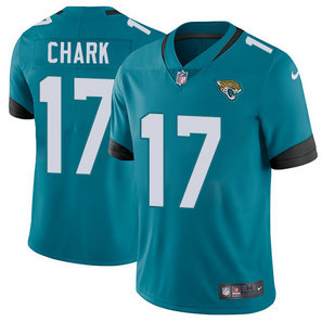 Men's Nike Jacksonville Jaguars #17 DJ Chark Teal Green Team Color Stitched NFL Vapor Untouchable Limited Jersey