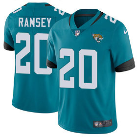 Men's Nike Jacksonville Jaguars #20 Jalen Ramsey Teal Green Team Color Stitched NFL Vapor Untouchable Limited Jersey